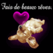 Chiot "Fais de beaux r�ves"