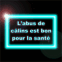 "L'abus de c�lins est bon pour la sant�" clignotant