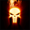 T�te de mort qui flambe