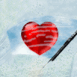 Un coeur derri�re la glace
