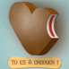 Coeur cr�me glac�e: "Tu es � croquer!"