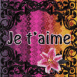 Vitrail "Je t'aime"
