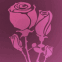 Roses stylis�es texture papier