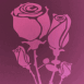 Roses stylis�es texture papier