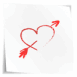 coeur dessin� au marqueur
