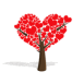 arbre � coeurs