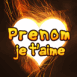 Coeur enflamm� "Je t'aime"