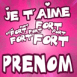 "Je t'aime fort fort fort"