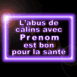 "L'abus de c�lins... bon pour la sant�" n�on lilas