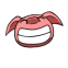 Cochon l�chant l'�cran