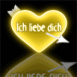 Coeur n�on "Je t'aime" multilangue