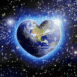 Plan�te terre en forme de coeur