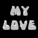 "My love" en diamants
