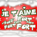 "Je t'aime fort" � no�l